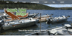 Desktop Screenshot of hawk-lake.com